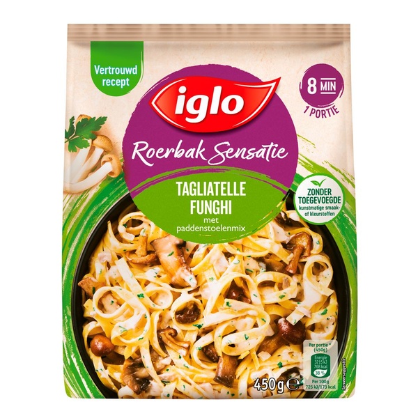 IGLO rbs tagliatelle bospaddestoel. 450 GR