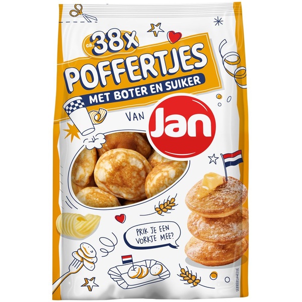 JAN poffertjes ca  38st 335 GR