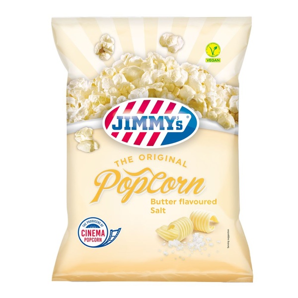 JIMMY'S popcorn butter flavour 80 GR 80 GR