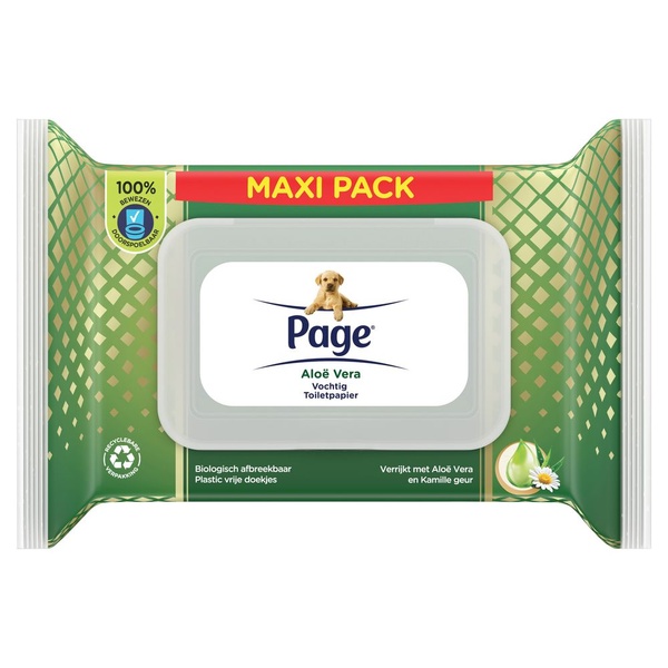 PAGE vochtig tp aloe vera maxi 1 ST