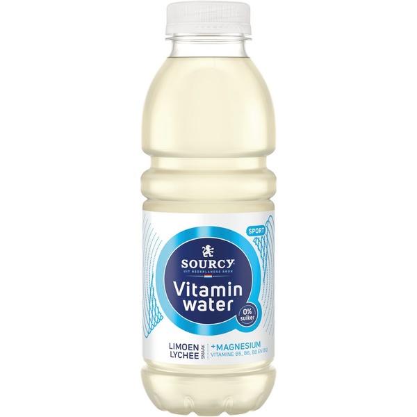 SOURCY vitaminwater   limoen-lych 0% 500 500 ML