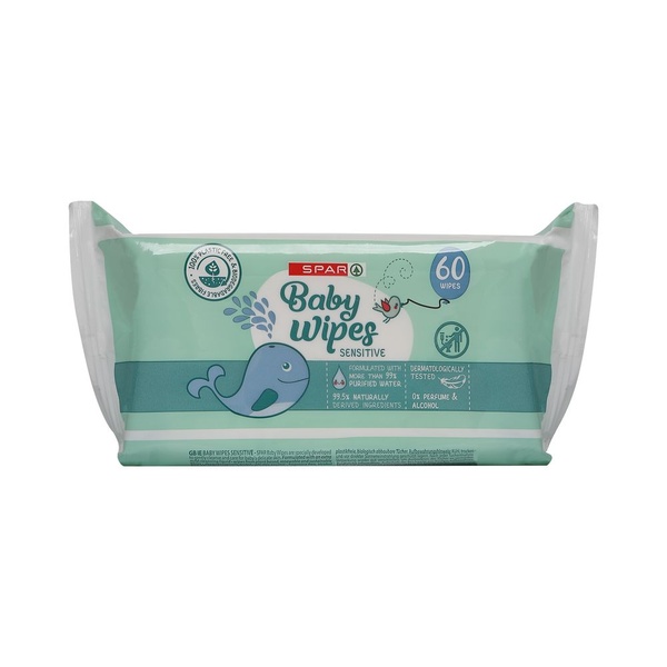 SPAR babydoekjes 60 ST