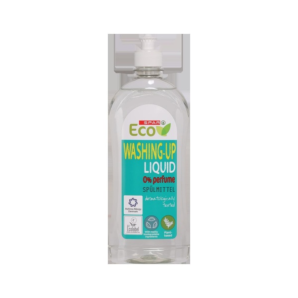 SPAR Spar afwasmiddel parfumvrij eco 500 ML 500 ML
