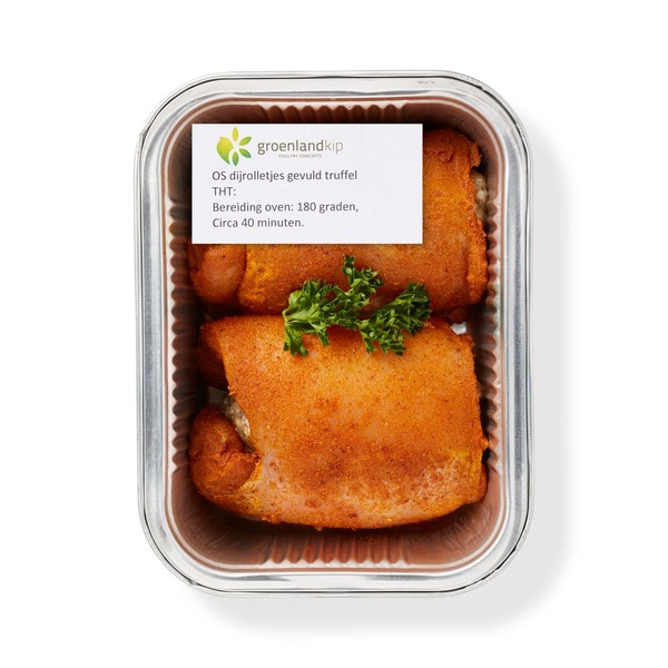 Kipdijvlees rolletjes truffel 360 GR
