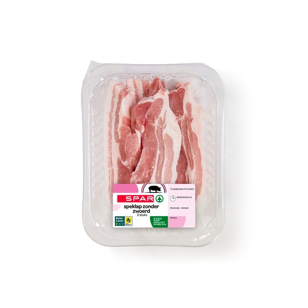 Speklap zonder zwoerd 2st