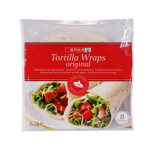 SPAR flour tortilla wraps 320 GR