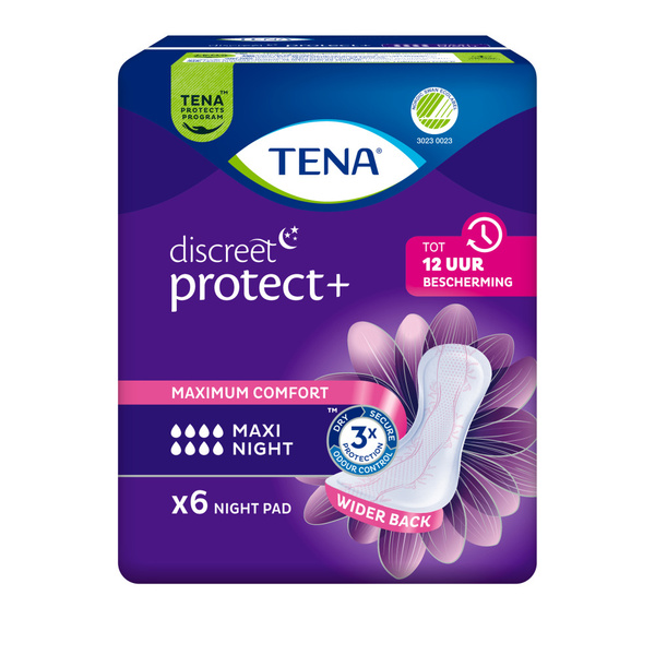 TENA discreet maxi night 6 ST