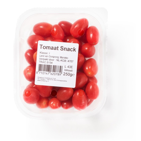 Snack tomaat 250 GR